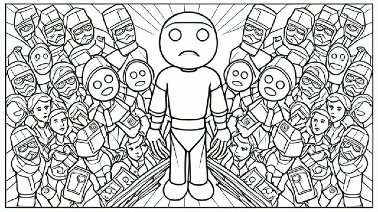 Coloriage Squid Game à imprimer : l’univers culte de la série en mode créatif geek