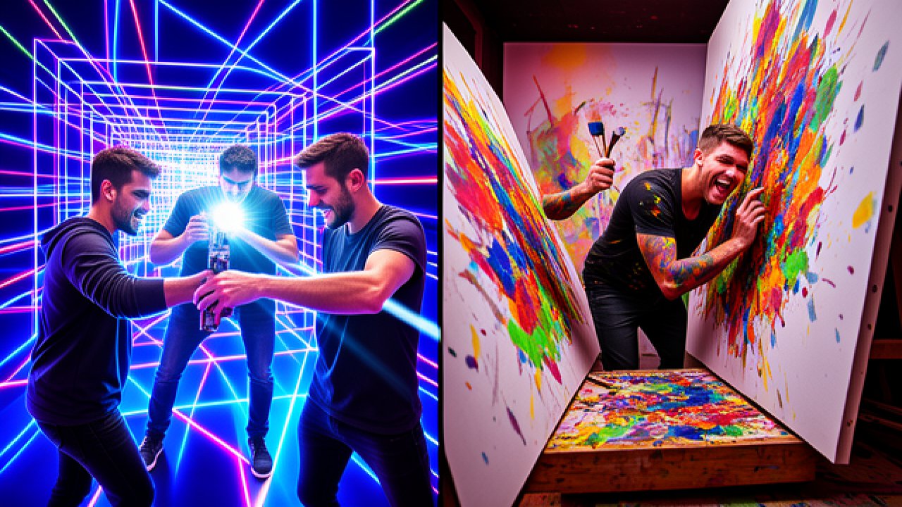 Laser Game Evolution Color Room Charenton : laser game immersif et explosion créative à deux pas de Paris