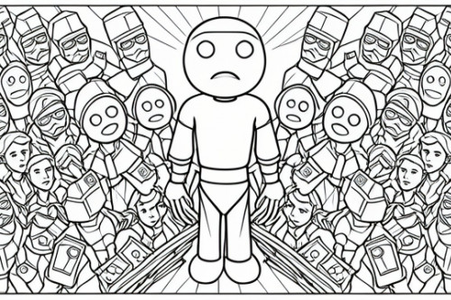 Coloriage Squid Game à imprimer : l’univers culte de la série en mode créatif geek