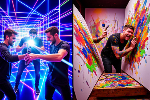 Laser Game Evolution Color Room Charenton : laser game immersif et explosion créative à deux pas de Paris